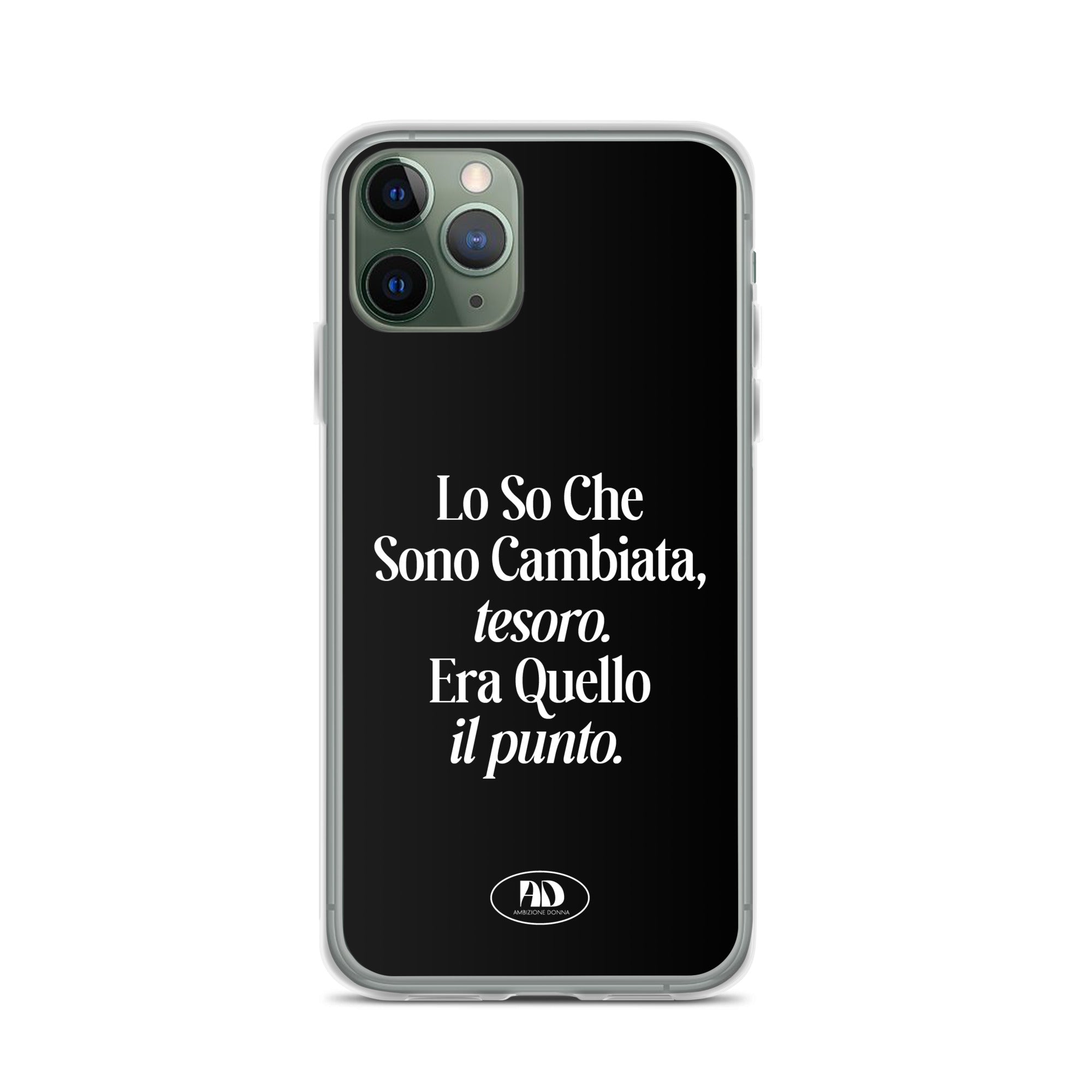 Cover trasparente per iPhone - Lo so che sono cambiata