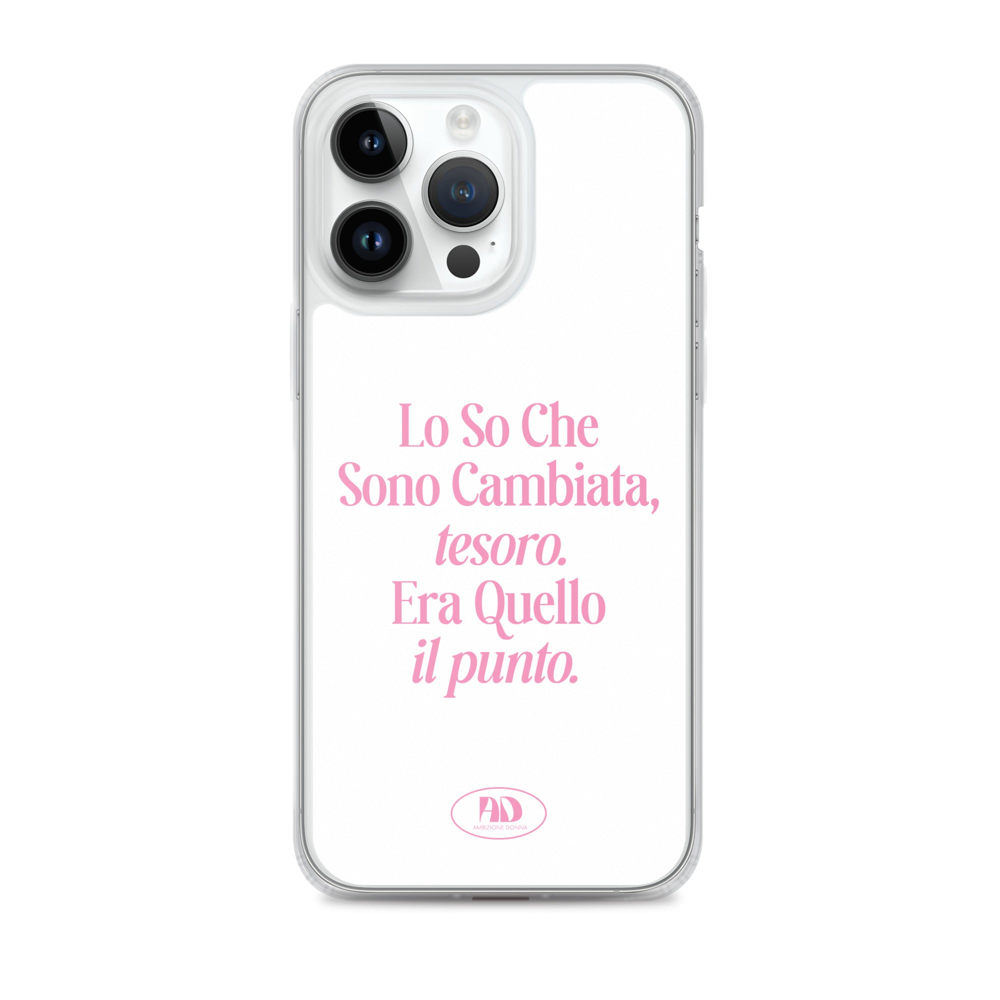 Cover trasparente per iPhone - Lo so che sono cambiata