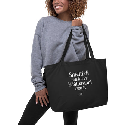 Borsa Tote Eco Grande - Smetti di Rianimare