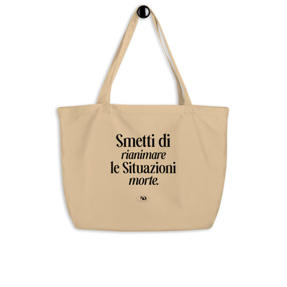 Borsa Tote Eco Grande - Smetti di Rianimare