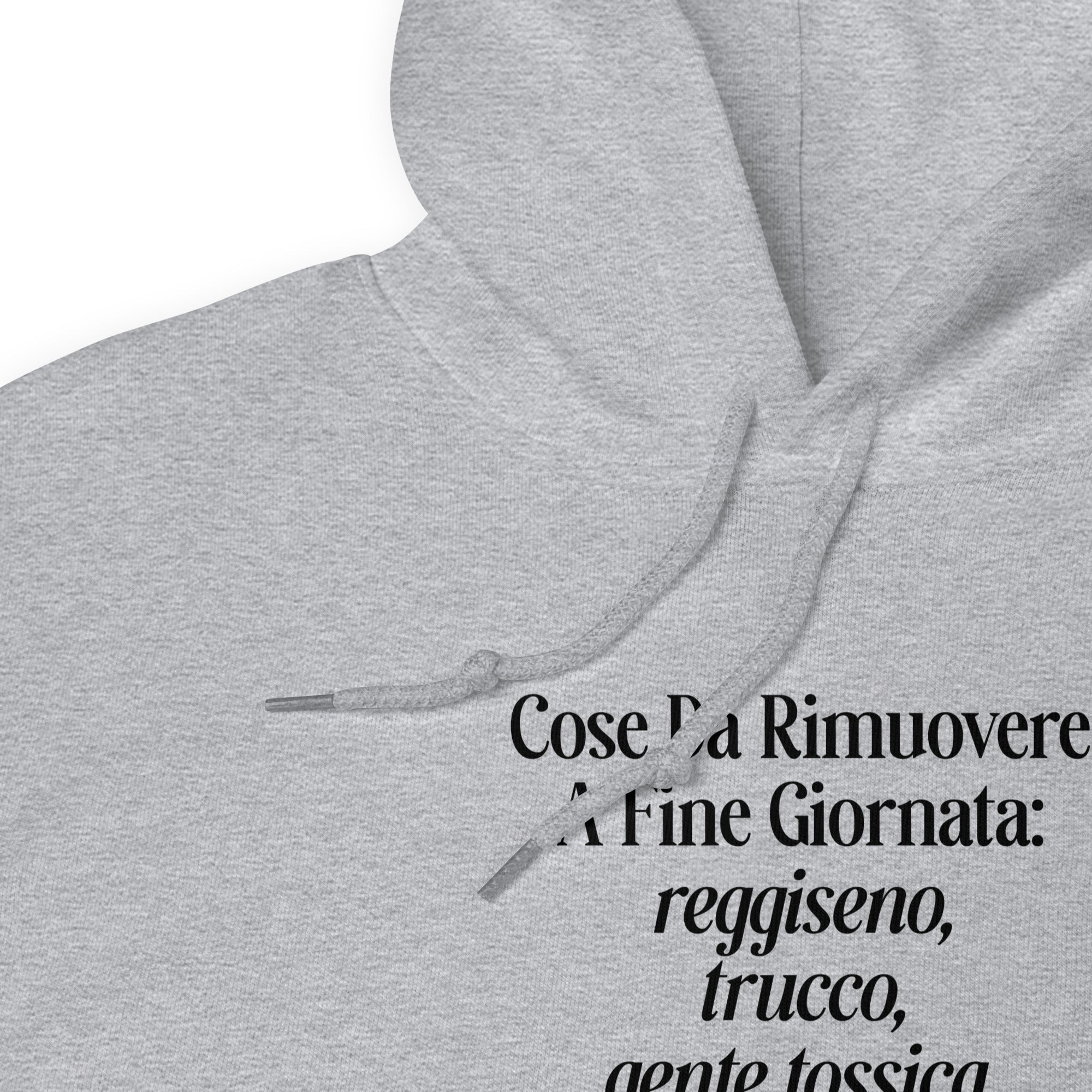 Felpa classica con cappuccio - Cose da Rimuovere a Fine Giornata