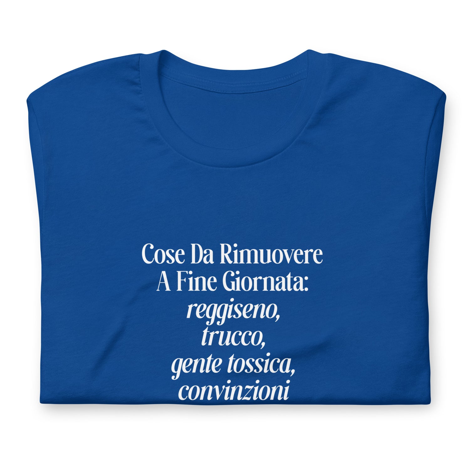 T-shirt premium - Cose da Rimuovere a Fine Giornata