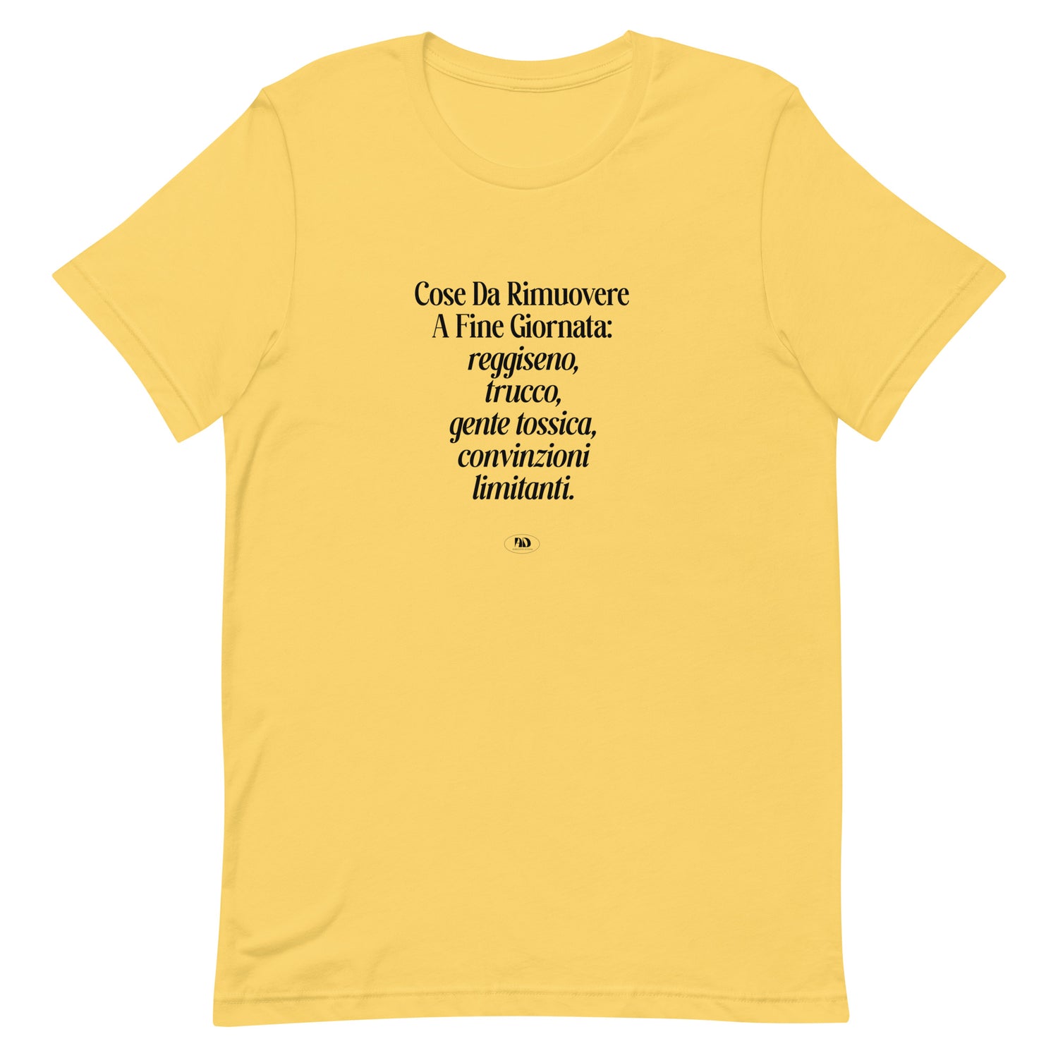 T-shirt premium - Cose da Rimuovere a Fine Giornata