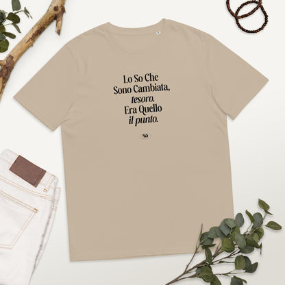 T-shirt eco - Lo so che sono cambiata