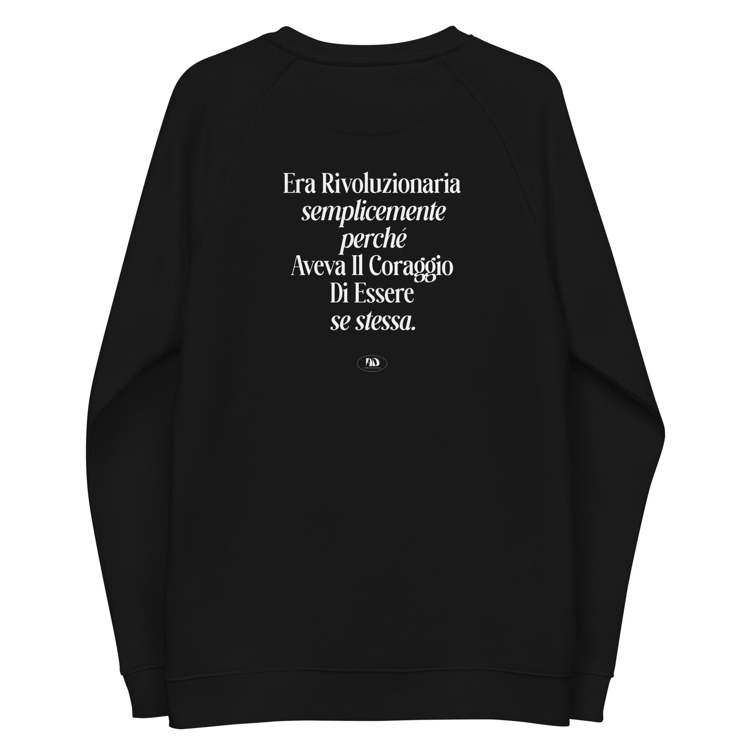 Felpa eco raglan girocollo - Era rivoluzionaria