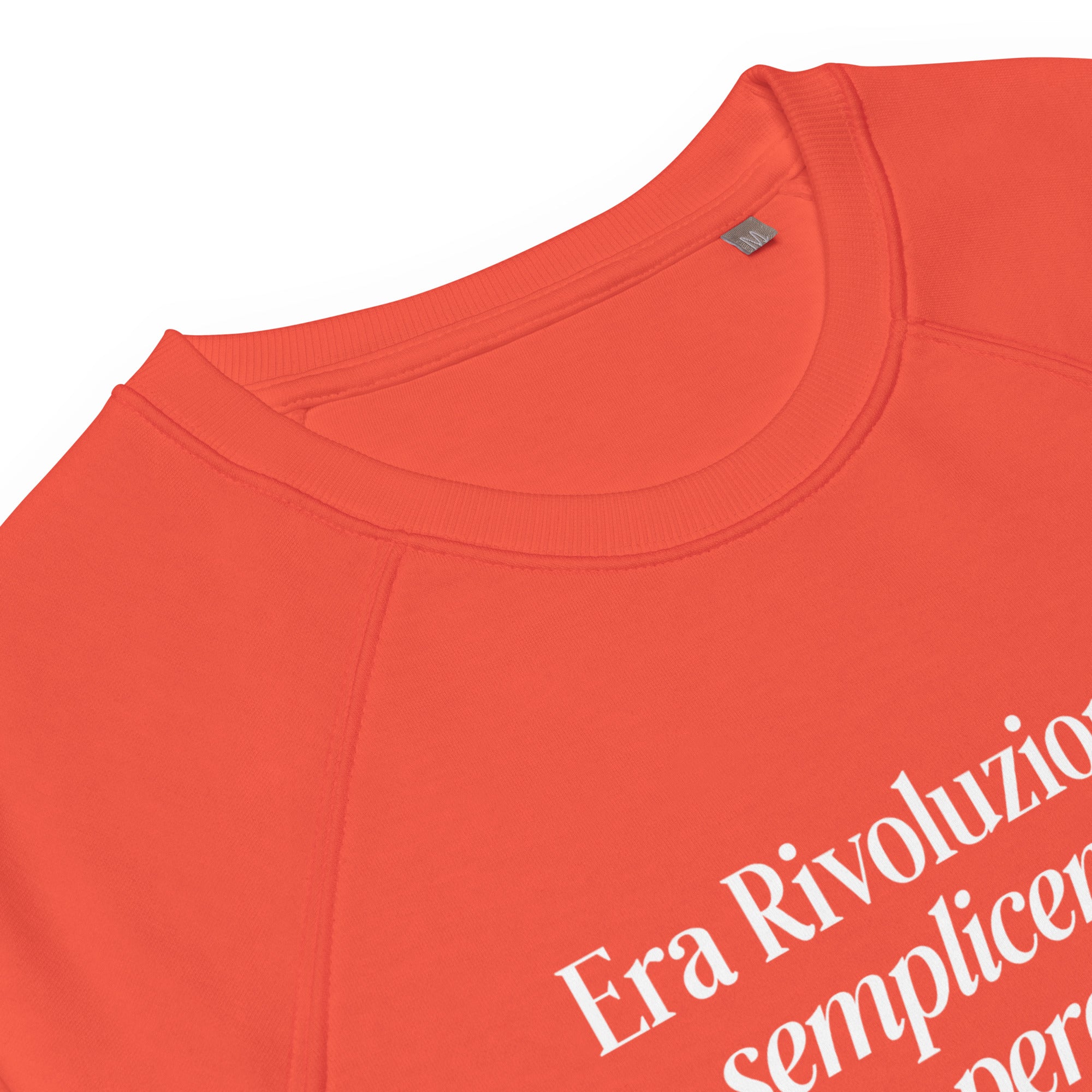 Felpa eco raglan girocollo - Era rivoluzionaria