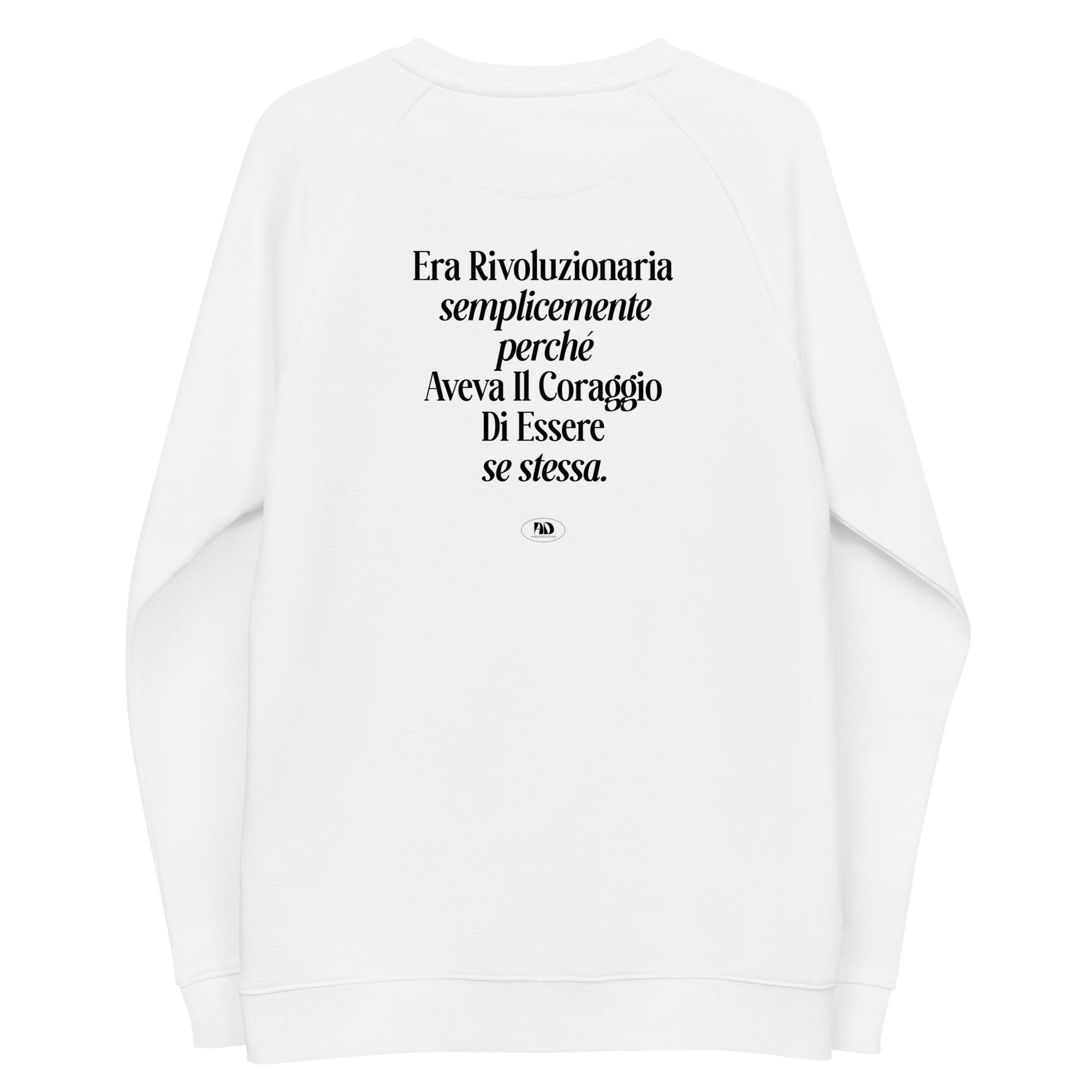 Felpa eco raglan girocollo - Era rivoluzionaria