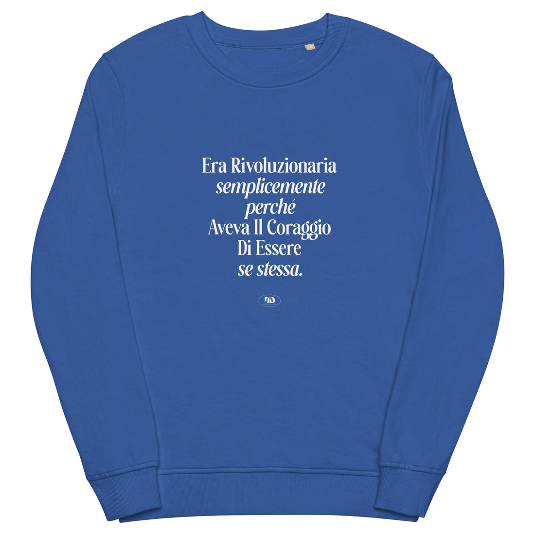 Felpa leggera eco girocollo - Era rivoluzionaria