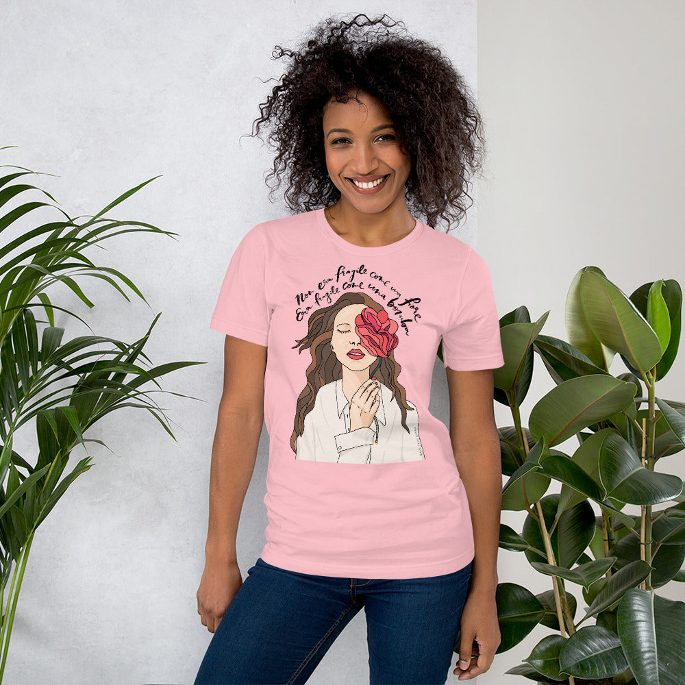 T-shirt premium - Non era fragile come un fiore