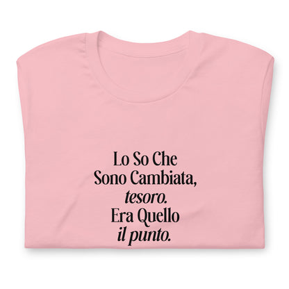 T-shirt premium - Lo so che sono cambiata