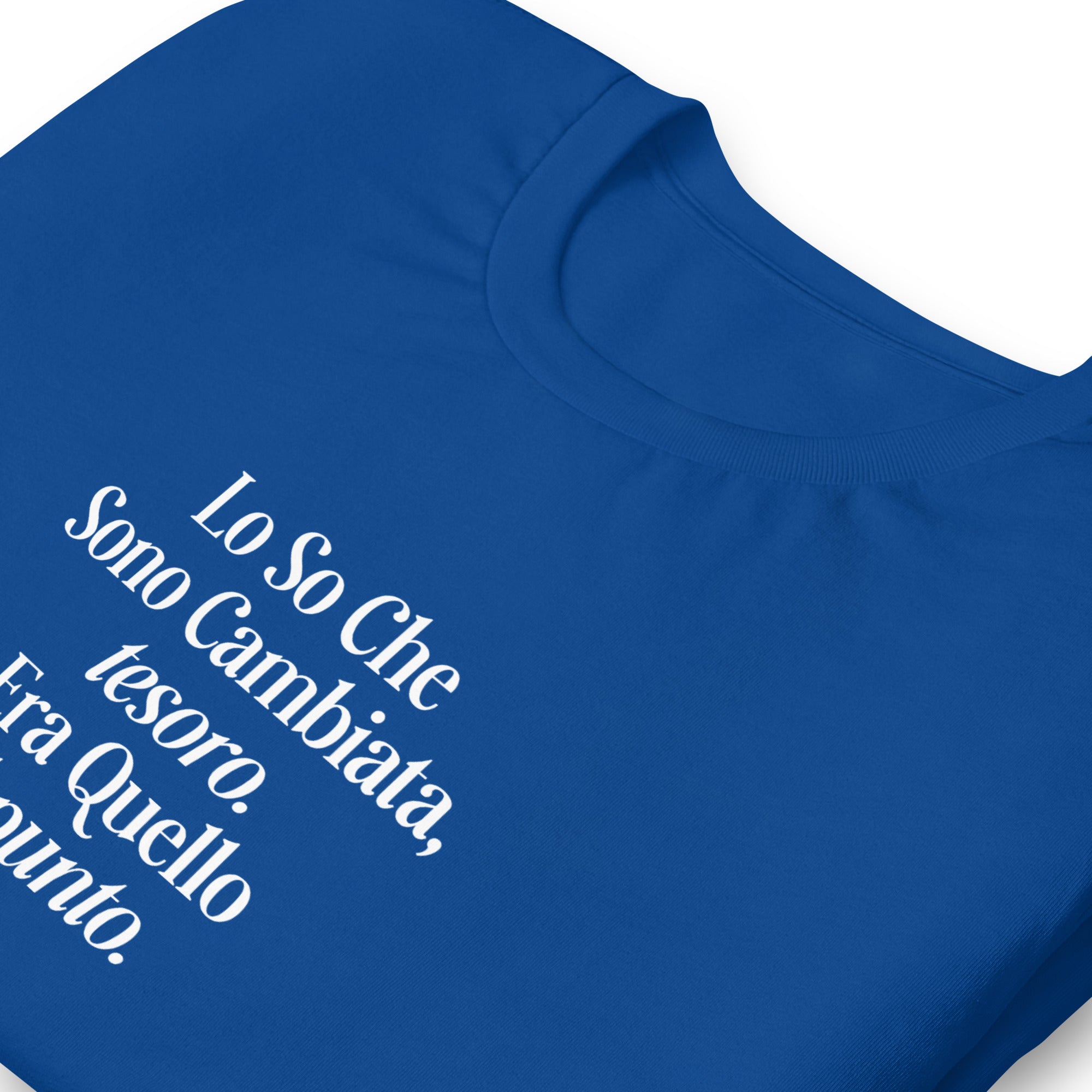 T-shirt premium - Lo so che sono cambiata