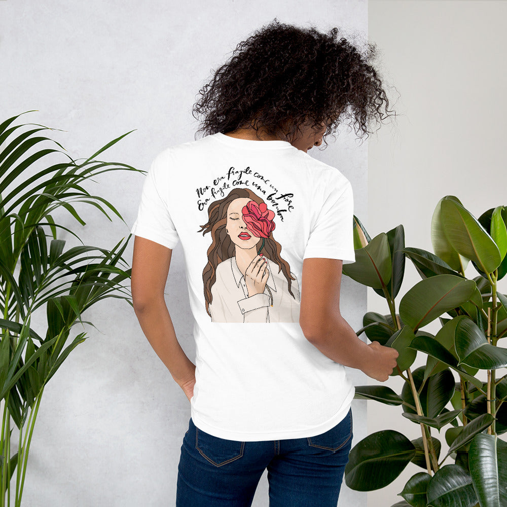 T-shirt premium - Non era fragile come un fiore