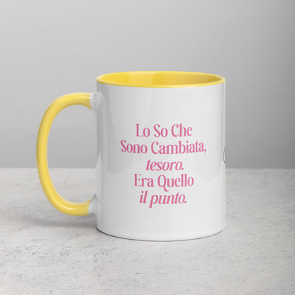 Tazza colorata 0,32l - Lo so che sono cambiata